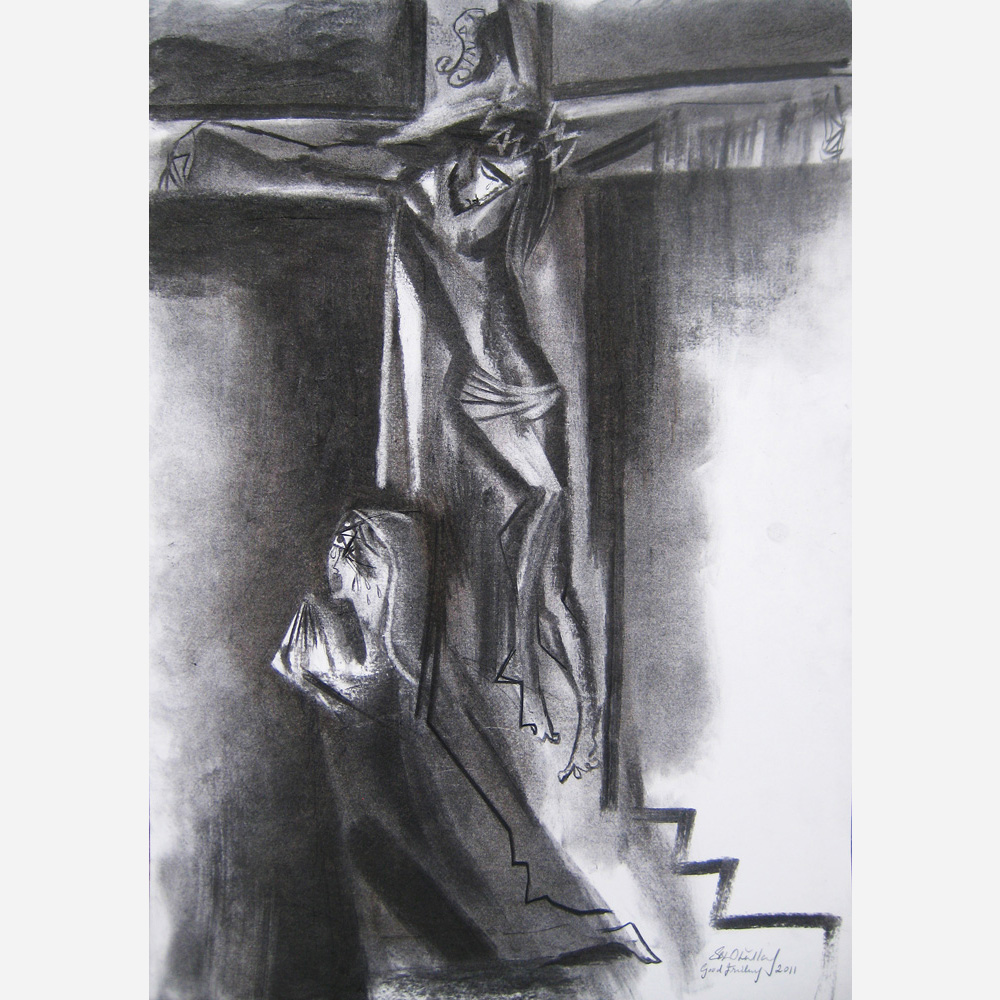 Good Friday - The Agony of Mary. 2011, by Stephen B. Whatley