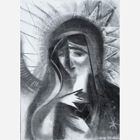 Mary, Mother of God. 2011, by Stephen B. Whatley