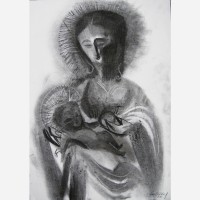 Our Lady of Grace - Madonna of Ipswich. 2011, by Stephen B. Whatley