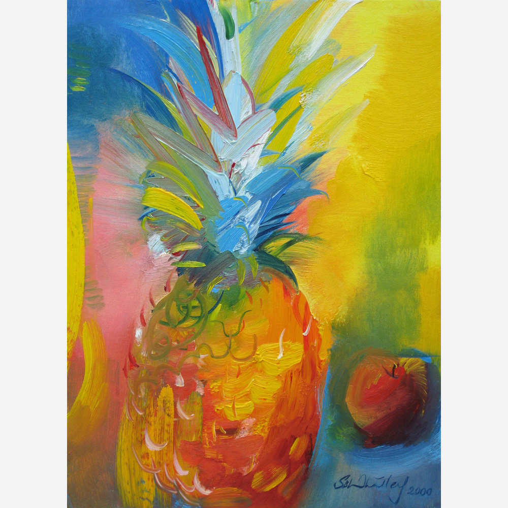 Costa Rican Pineapple & Pacific Rose Apple. 2000, by Stephen B. Whatley