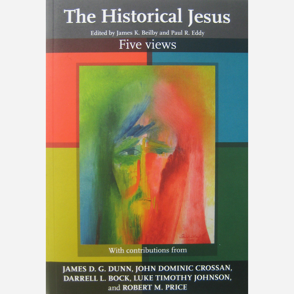 Stephen B. Whatley art published on book cover - Ther Historical Jesus - Five Views. ( SPCK Books 2010)