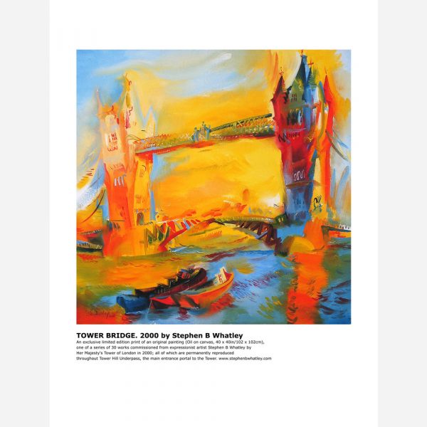 Tower Bridge 2000 by Stephen B. Whatley - Print