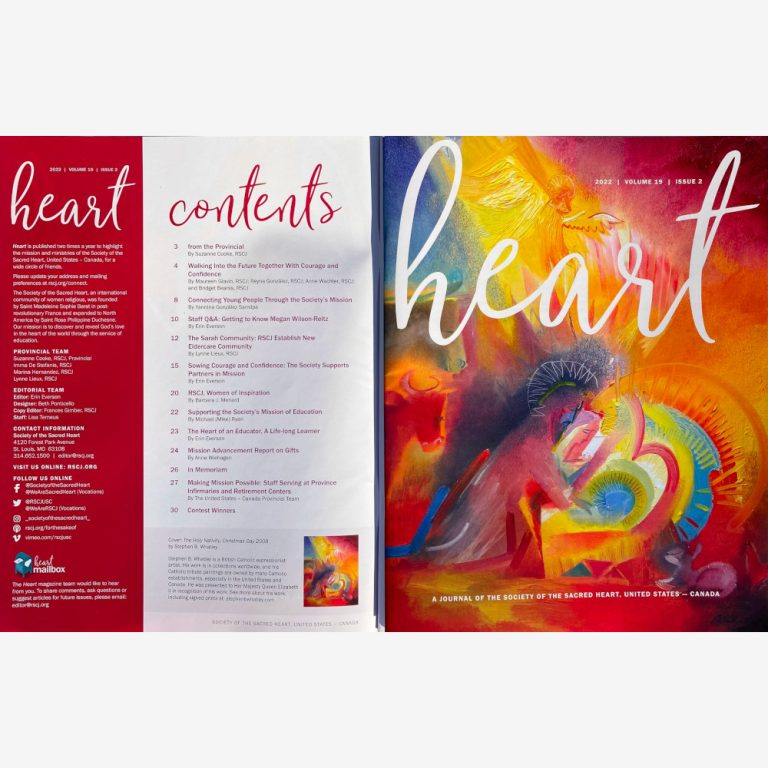 Stephen B. Whatley magazine cover & mini-bio - Heart magazine (USACanada) Autumn 2022